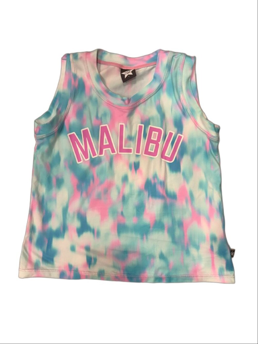 Pixie Lane Girls Pastel Tie-Dye "MALIBU" Tank Top (Size 5)